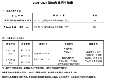 深圳国际交流学院