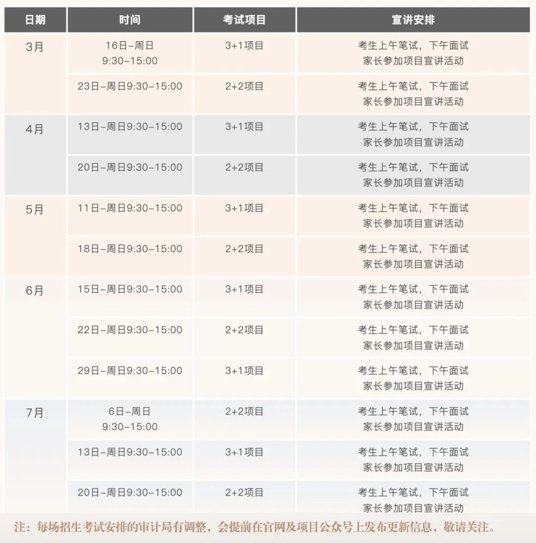 2025华东师范大学国际本科项目招生考试安排及相关考试说明