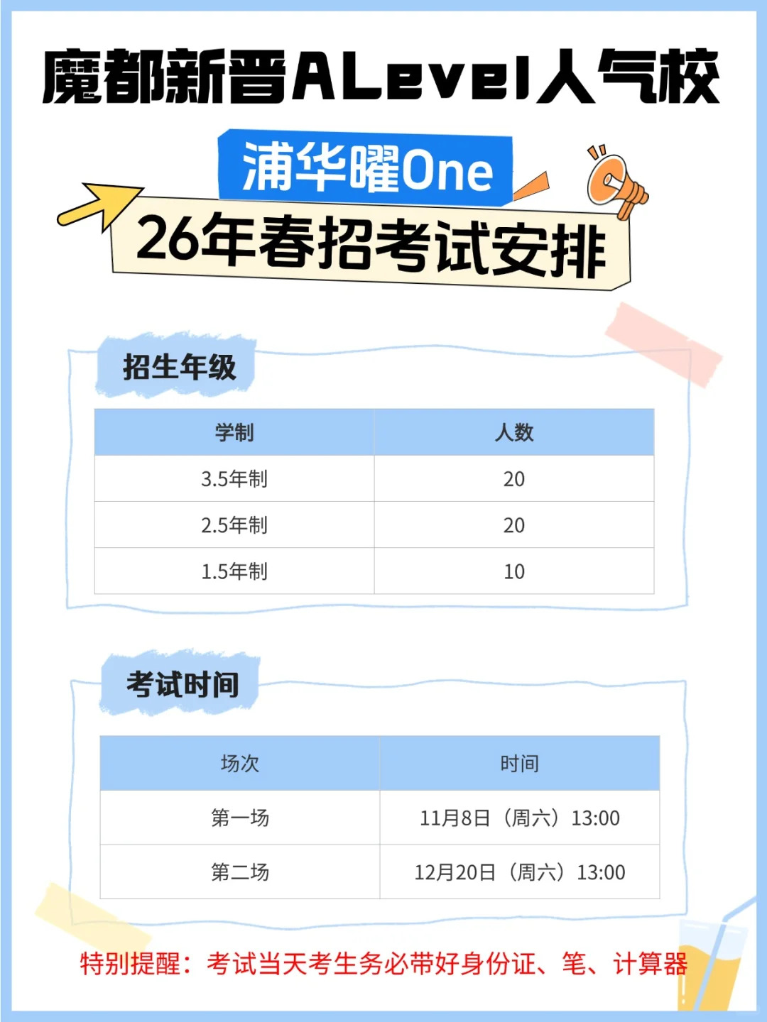 2026年上海浦华曜ONE春招开启！考试时间、科目及费用