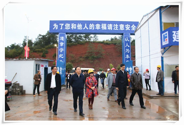 衡阳市委书记周农、市长周海兵调研天英学校建设项目