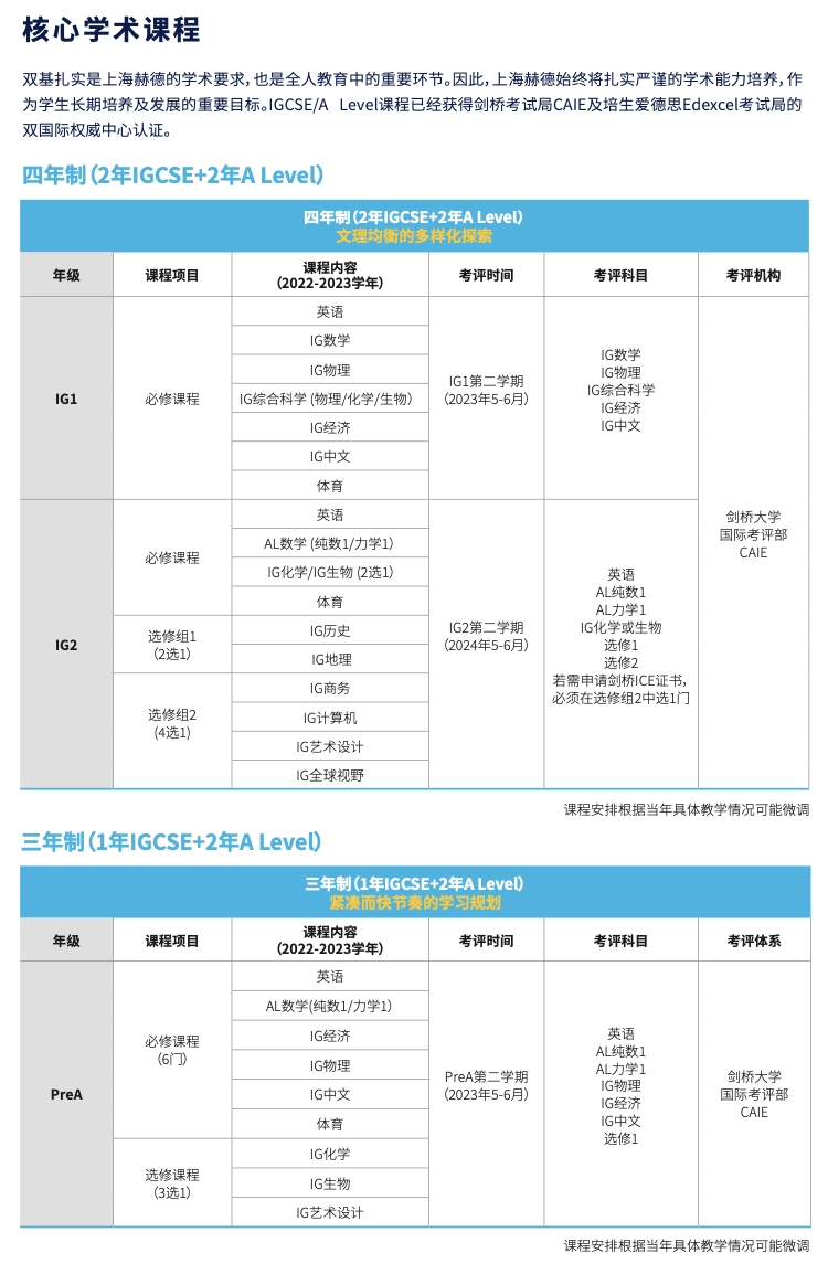 上海赫贤国际学校2026年秋季招生简章！