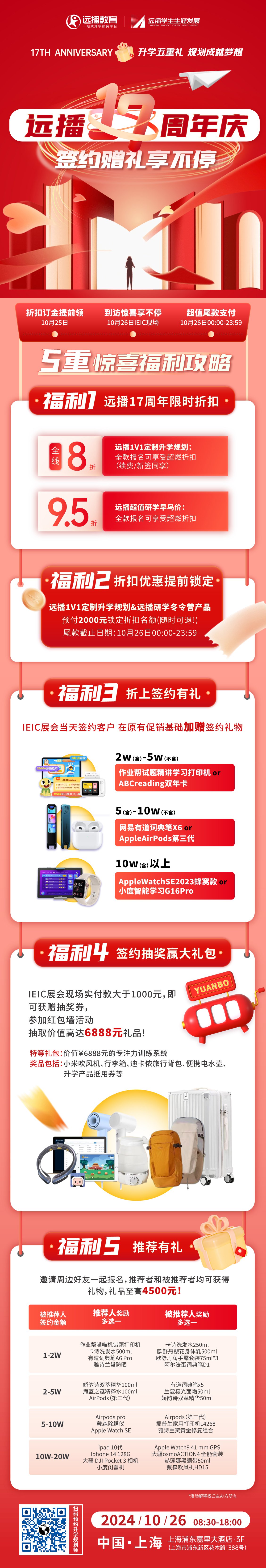 远播17周年庆,大会现场可解锁五重惊喜福利