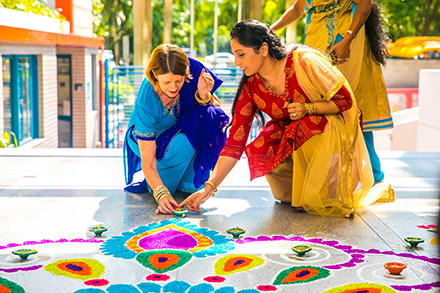 divali celebrations at green oasis school