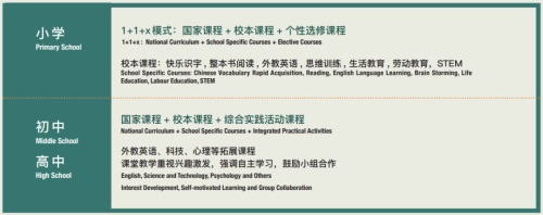 国内升学课程体系